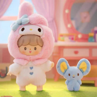 FINDING UNICORN zzoton Sanrio Characters Love League Buddies Series Vinyl Plush keychain Blind Box