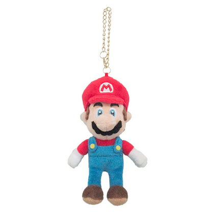 Nintendo｜San-ei Super Mario All Star Collection Mario Mascot Holder /Plush Keychaint｜90x80x155mm approx.