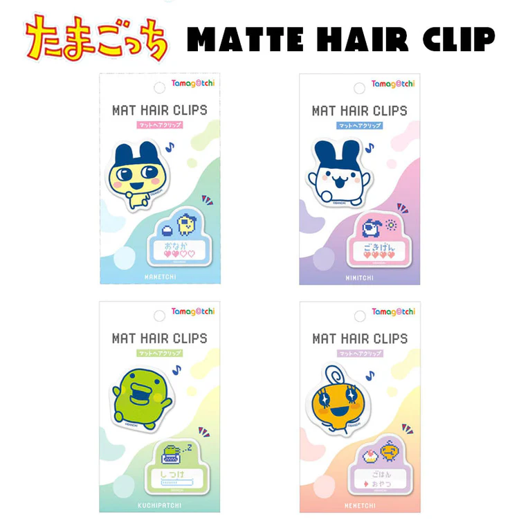Tamagotchi|Matte Hair Clip|2 piece