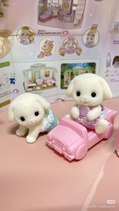 SylvanianFamilies｜Flora Rabbit Twins-5737