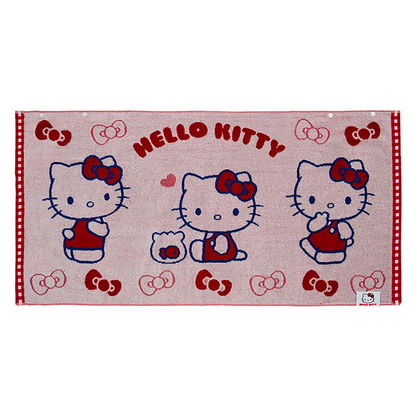 Sanrio｜100% cotton Snap Bath Towel｜31.0 x 24.0 x 4.2cm approx.