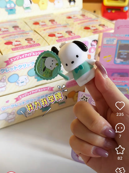 Sanrio｜Enjoy Idol  Characters  Secret Paper Clip Mascot mystery bag/mystery packs/blind box/blind bag all 10 types｜1pcs