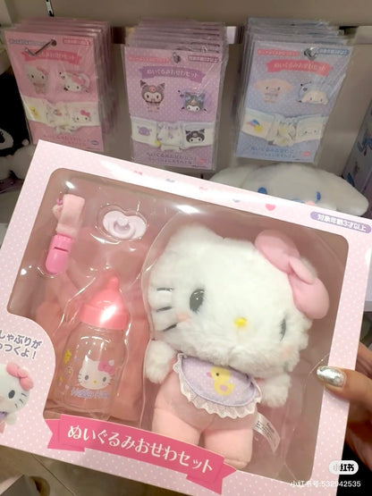 Sanrio｜Baby Cuddle Care Plush Dolls/Plush Toy Set｜29×10×23cm approx.