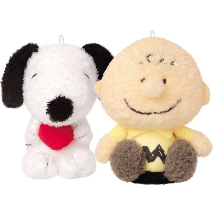 Snoopy｜Peanuts Connecting Set Mascot Holder /Plush Keychain｜210×200×100mm approx.