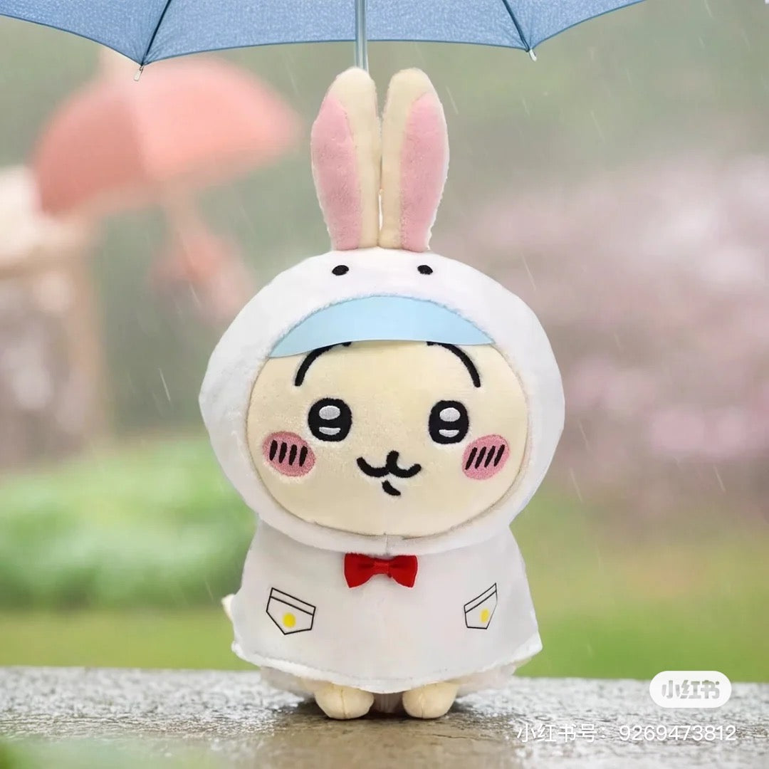 Chiikawa 吉伊卡哇｜雨衣系列挂件/还有防水小帽檐｜约H130 x W90 x D100mm