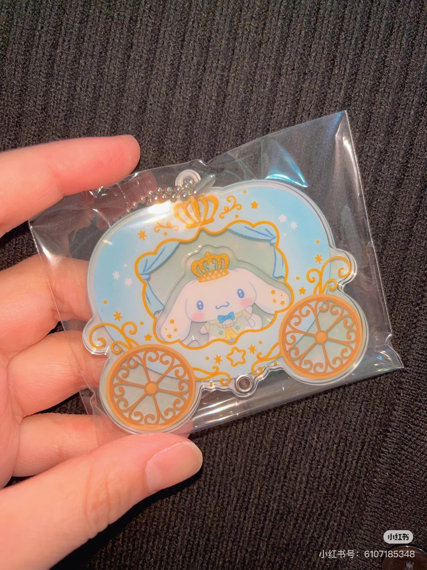 Sanrio三丽鸥｜Secret Custom Acrylic Charm - Prince &amp; Princess Blind Box王子与公主南瓜马车多层亚克力挂件盲盒/全8种｜1枚入