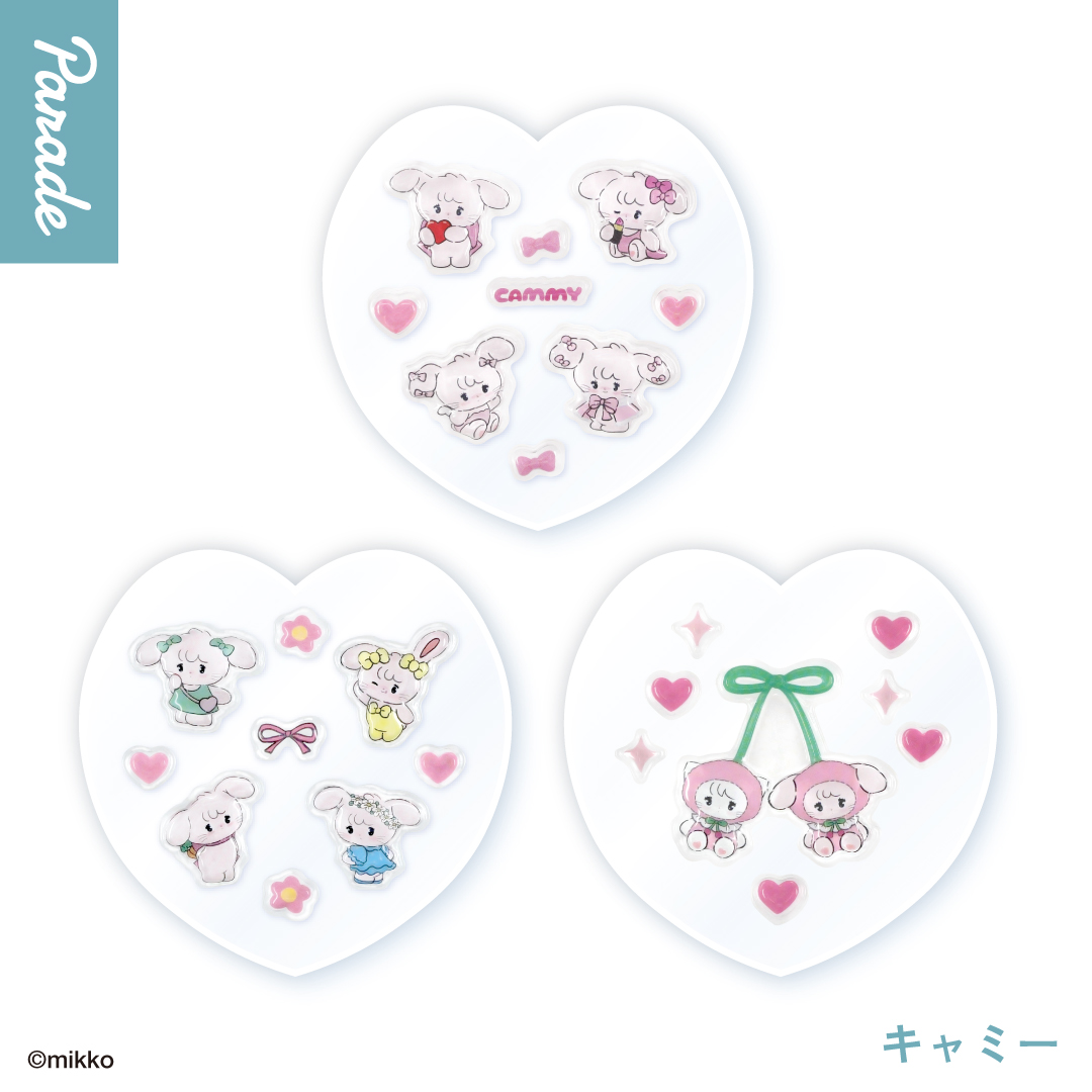 mikko illustrations｜Lil ala mode PUKU CHURU seal stickers mystery bag/blind box/All 5 types｜1pc
