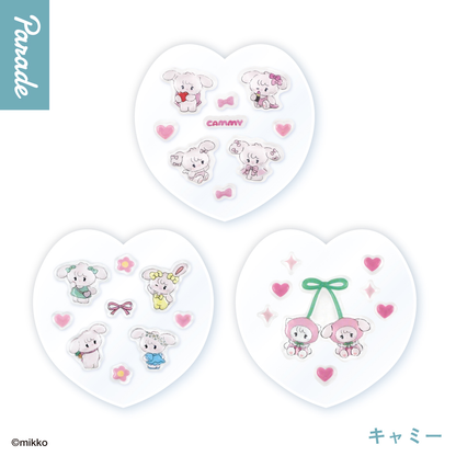 mikko illustrations｜Lil ala mode PUKU CHURU seal stickers mystery bag/blind box/All 5 types｜1pc