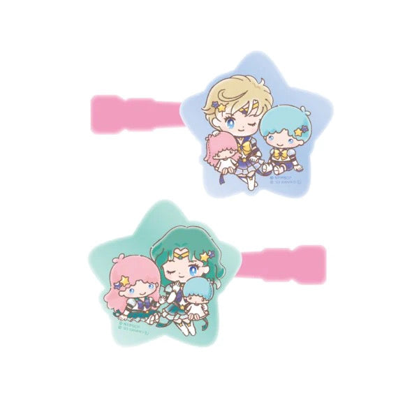 Sailor moon｜50周年剧场版美战 x Sanrio联名Hello Kitty/水冰月刘海夹/前发夹/发卡｜2枚入