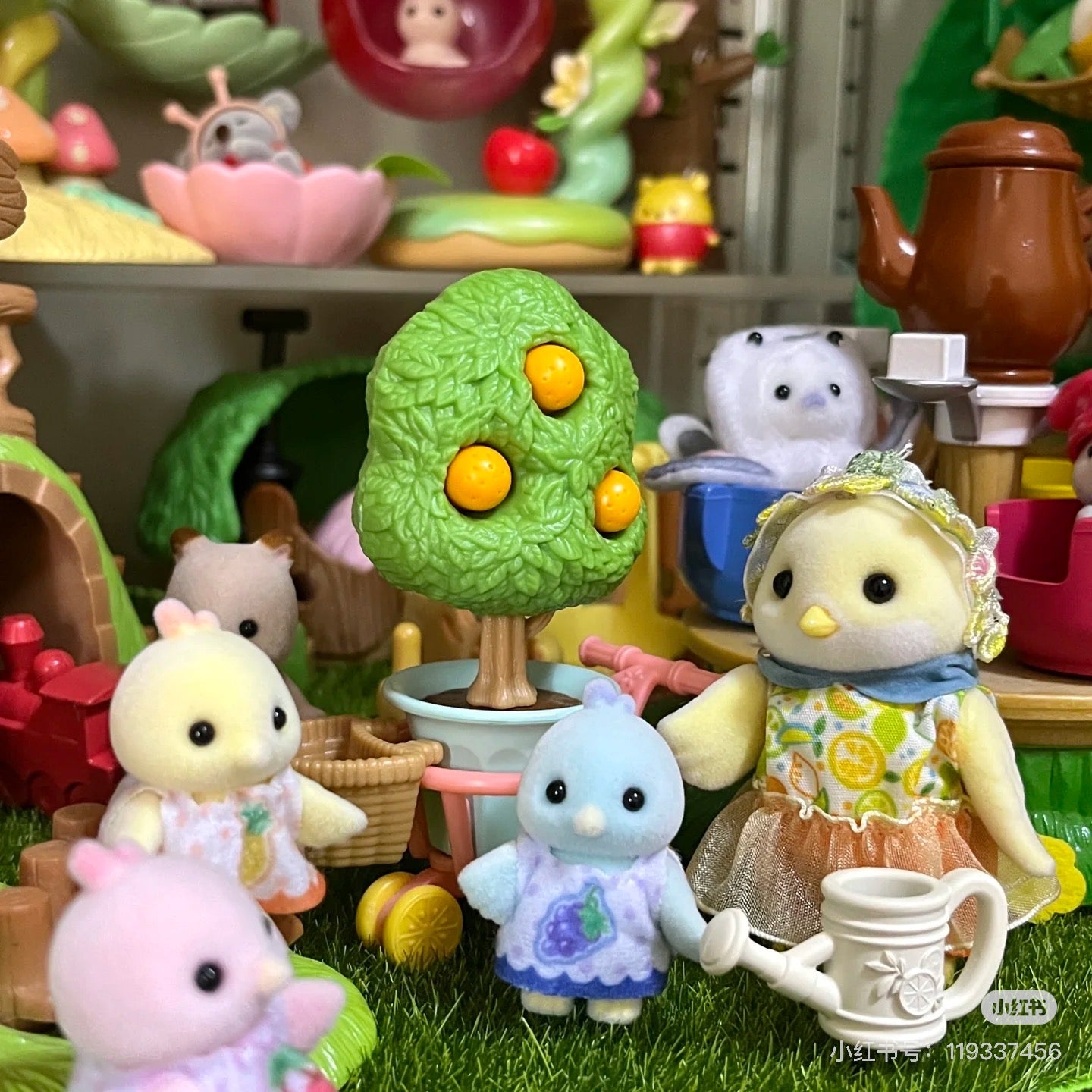 【limit 1】SylvanianFamilies｜Citrus Bird Family Set