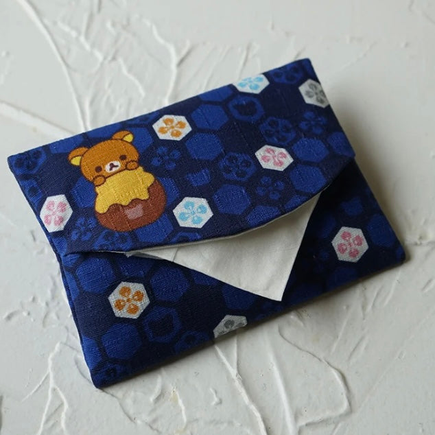 Rilakkuma轻松熊｜茶房限定纸巾包/收纳包｜约W120×H90(mm)