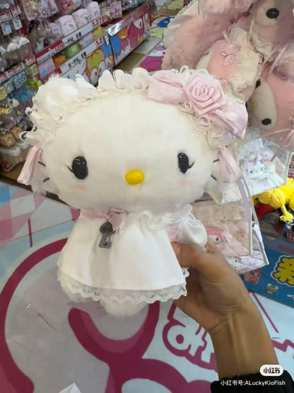 Sanrio｜White Frill Design Plush Dolls/Plush Toy｜20×12×23cm approx.