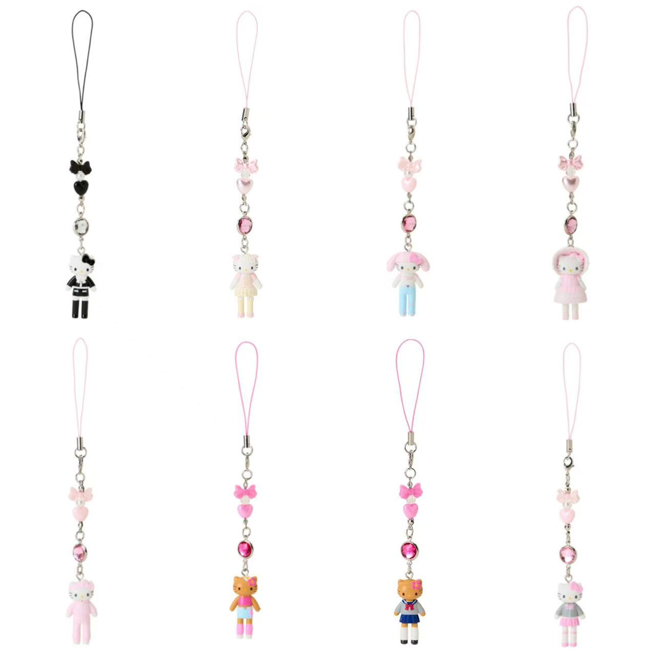 Hello Kitty｜Closet Collection Gal Style Phone Charm ｜2×1.2×4cm approx.
