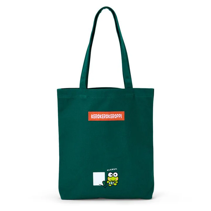 Sanrio｜Everyday Kero Kero Keroppi Frog Tote Bag｜ 32×5×35cm approx.