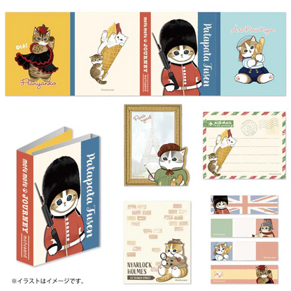 Mofusand｜Mofumofu Journey Tourism Flip Memo Sticky Notes｜ 90×70×5mm approx.