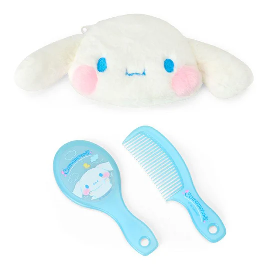 Sanrio｜Cinnamoroll Plump Cheeks Case Mirror &amp; Comb｜19×3×9cm approx.