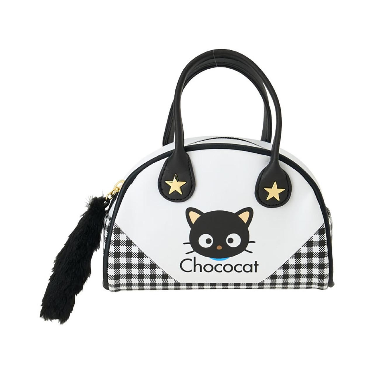 Sanrio｜Mini Boston Pouch Cat Club Noraneko Land｜17.5 x 17.0 x 7.0cm approx.