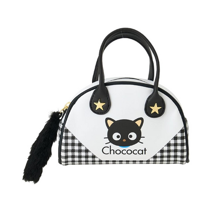 Sanrio｜Mini Boston Pouch Cat Club Noraneko Land｜17.5 x 17.0 x 7.0cm approx.