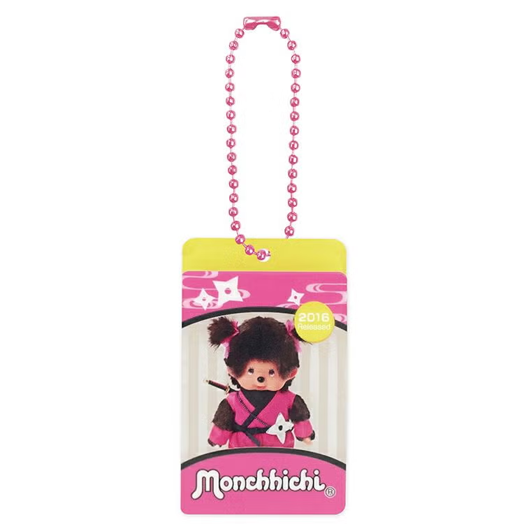 Monchhichi｜Acrylic Museum Keychain/Keyring｜ H5.9 x W3.6 x D1.2cm approx.