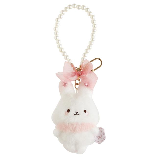 SANX｜Sugar Cocomoo Tulle Mascot Holder /Plush Keychain｜H75 x W60 x D25mm approx.
