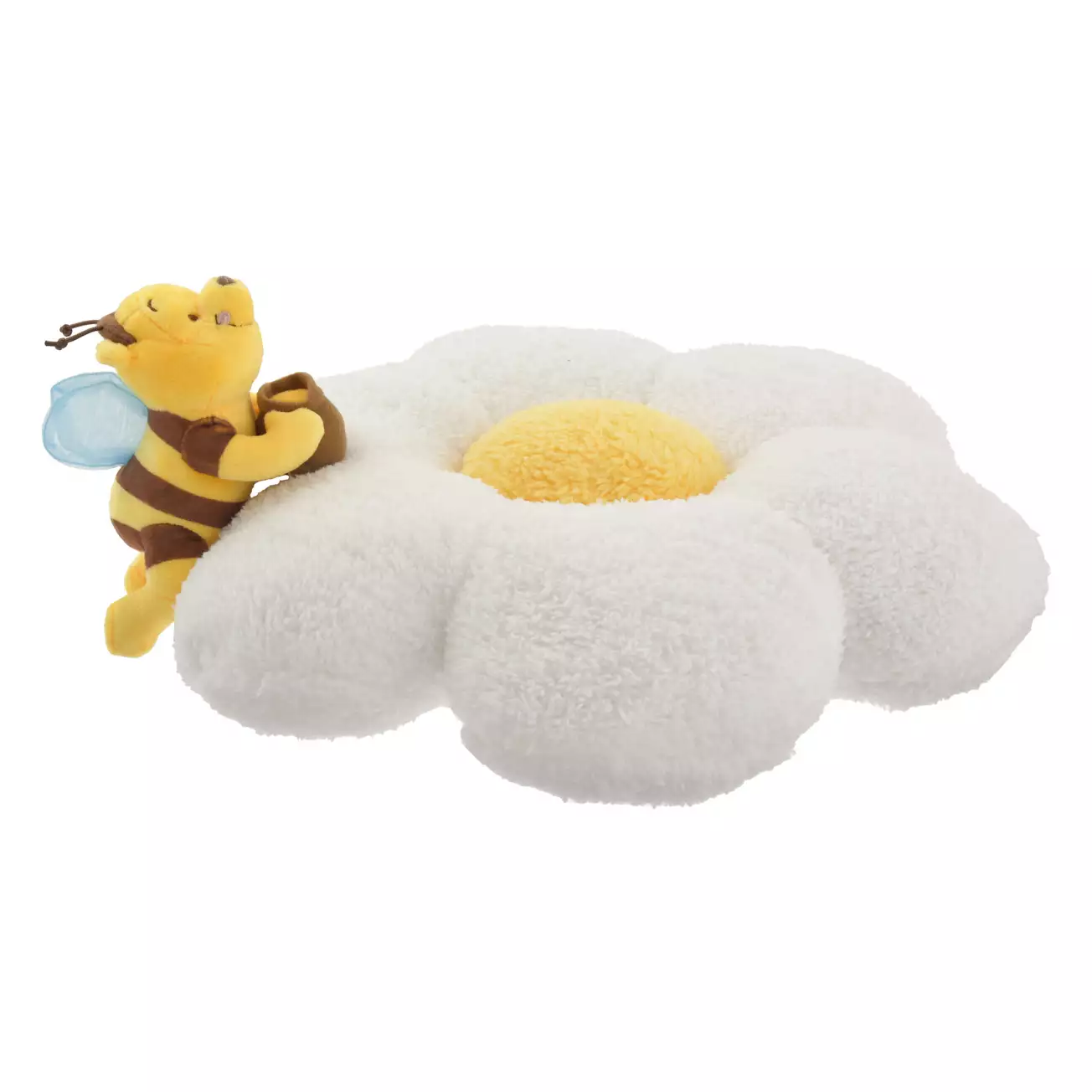 Disney｜2024 HONEY DAY Winnie the Pooh Cushion蜜蜂维尼花花抱枕/坐垫｜約縦37×横36×厚み16(cm)