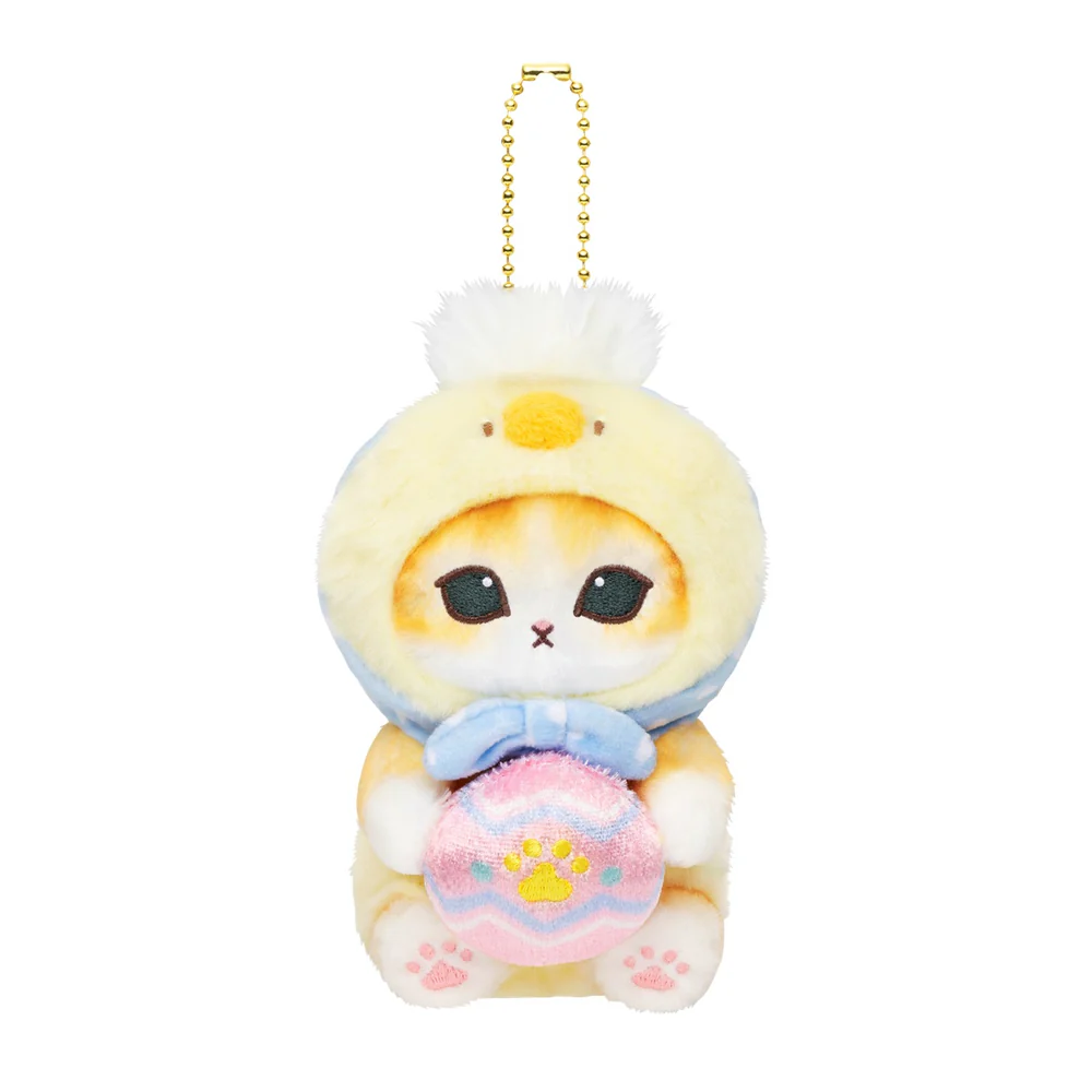Mofusand｜ Easter Chick Meow Mascot Holder /Plush Keychain｜H130 x W70 x D80mm approx.