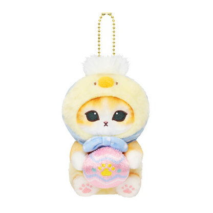 Mofusand｜ Easter Chick Meow Mascot Holder /Plush Keychain｜H130 x W70 x D80mm approx.