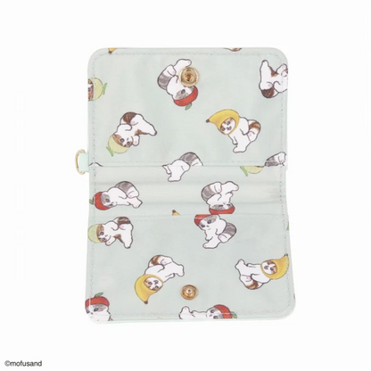 Mofusand｜Fruit Bi-fold Pass Case｜70×108×10mm approx.