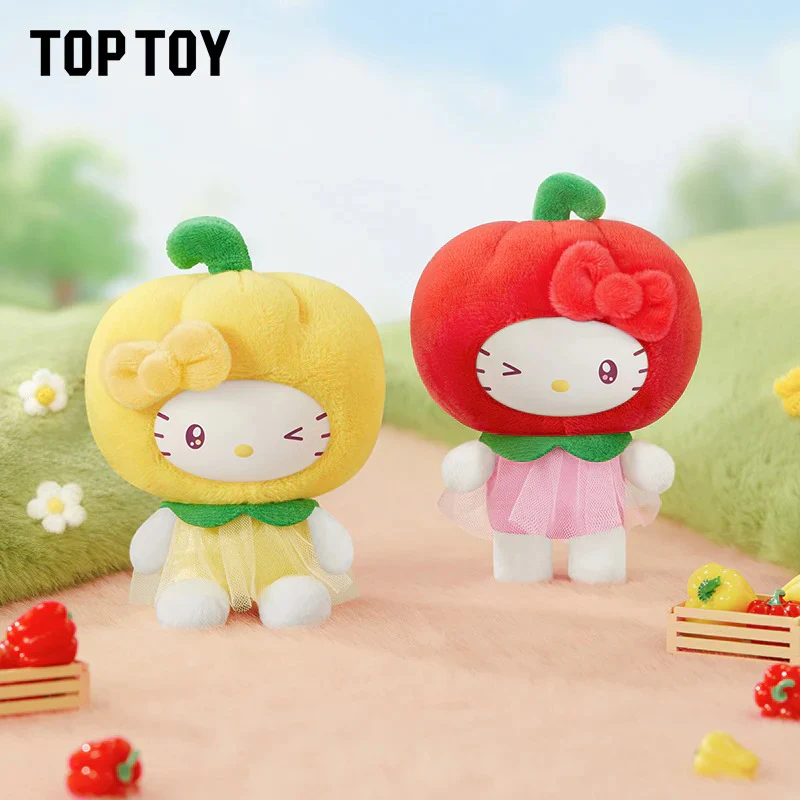 Sanrio｜Characters Fruit &amp; Vegetable Series Mini Vinyl Keychain mystery bag/blind box/All 8 types｜1pcs