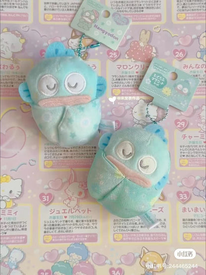 Sanrio｜Muslin Blanket Mascot Holder /Plush Keychain｜4.0 x 12.0 x 11.0cm approx.