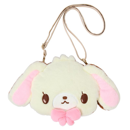 Sanrio｜Sugarbunnies Happy Birthday Biscuit Face-Shaped Shoulder Bag｜W32 x D6 x H21cm approx.