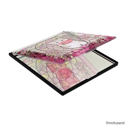 Mofusand｜Stained Glass Jewelry Mirror｜114×104×10mm approx.