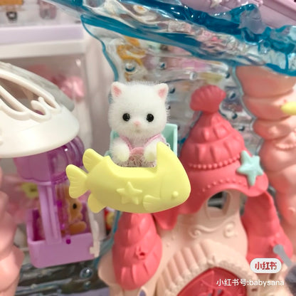 【限时折扣】SylvanianFamilies森贝儿家族｜Baby Mermaid Castle 美人鱼奇幻城堡系列套组/玩具/过家家5701
