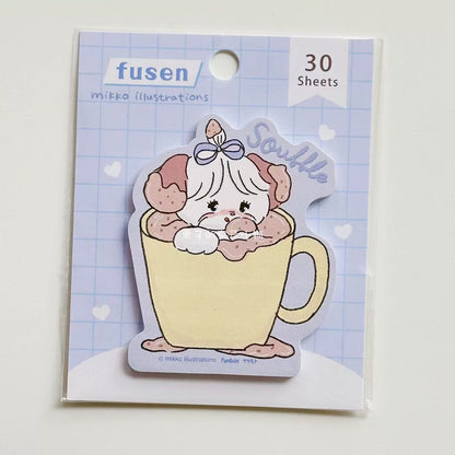 mikko illustrations｜Funbox Die-cut sticky notes｜30 Sheets