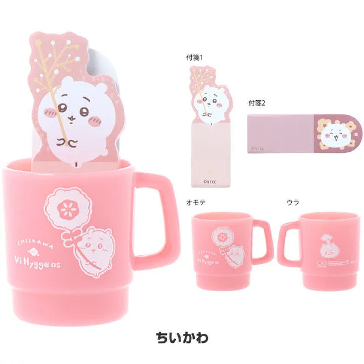 Chiikawa 吉伊卡哇｜可爱小杯子便签｜共2种/各20枚