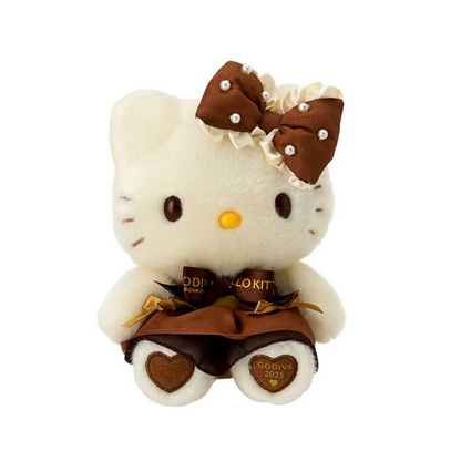 Sanrio三丽鸥｜Plush Doll Hello Kitty Sanrio x GODIVA 2025歌帝梵联名巧克力+毛绒玩偶公仔礼物套装/礼盒