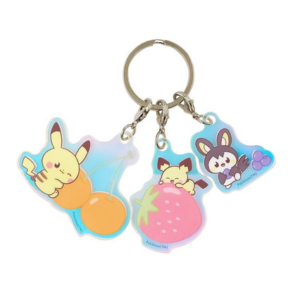 Pikachu｜Aurora Acrylic Keychain/Keyring  ｜ W55.3 x H55.7mm approx.