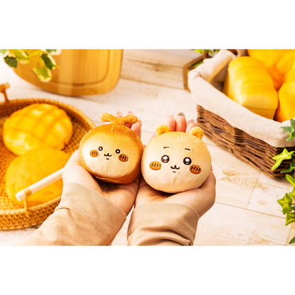 Chiikawa 吉伊卡哇｜Plush Toy / Chiikawa Bakery Bread-like Chewy Mascot面包店系列超好捏脸型可爱角色玩偶/摆件｜约 80×85×55mm