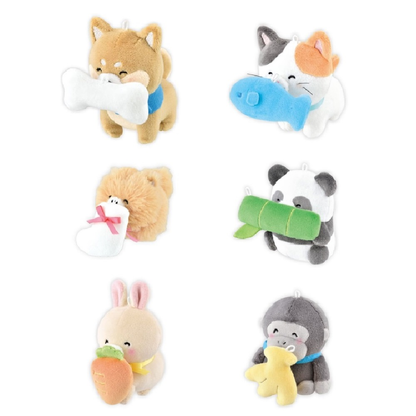 Nico Nui｜Mogumogu Nico Mascot Holder /Plush Keychain｜H180 x W70 x D100mm approx.
