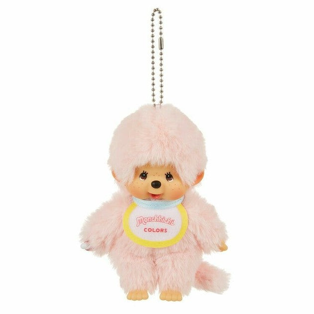 Monchhichi｜Colors Mascot Holder /Plush Keychain｜H13.5 x W8.5 x D5.5 cm approx.