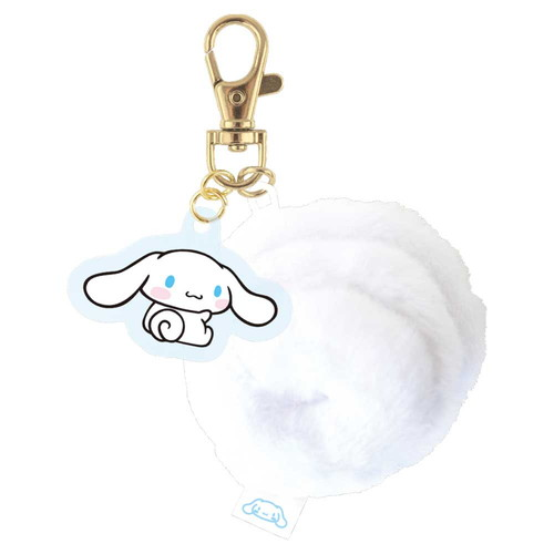 Sanrio｜Acrylic Attached Tail Charm Mascot Holder /Plush Keychain｜8cm x 6cm x 0.5cm approx.