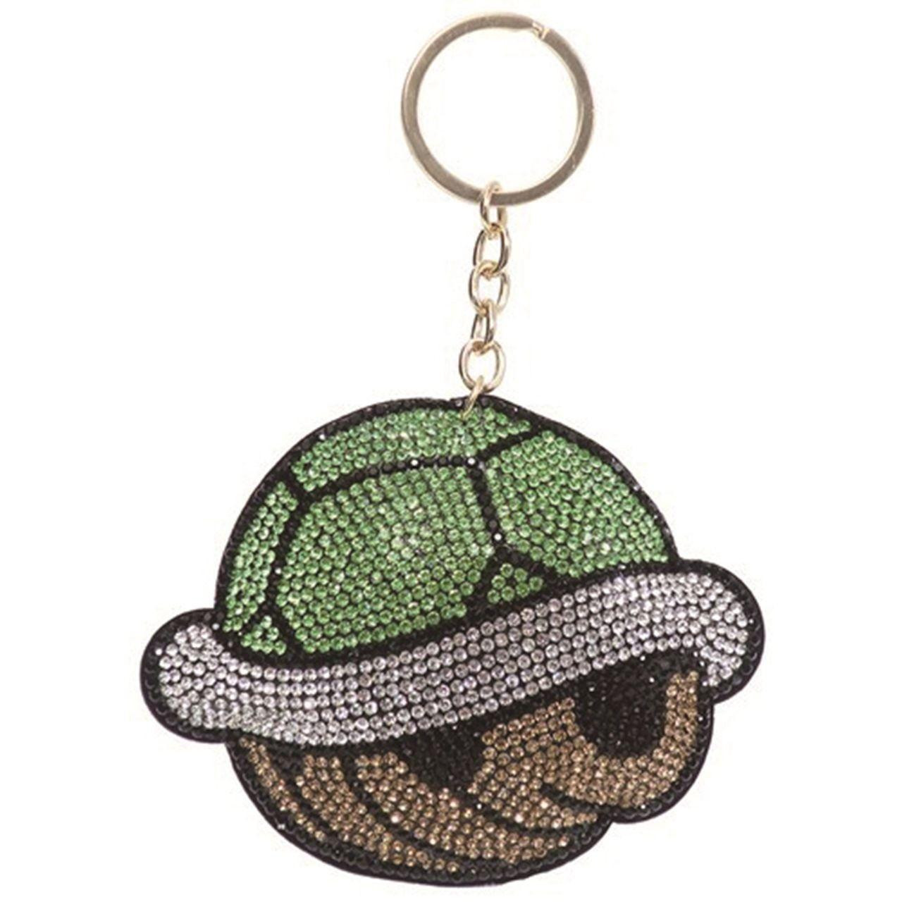 Nintendo｜Mario Glitter Deco Key Holder Keychain/Keyring｜88×85×20mm approx.