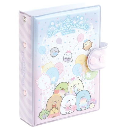 Sanx｜Large Capacity 6-Hole Sticker Binder Organizer｜175×125×40mm approx.