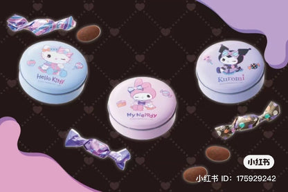 Sanrio｜usj万圣节限定库洛米/美乐蒂/kitty猫杏仁夹心铁罐巧克力礼盒组【24.07.15】