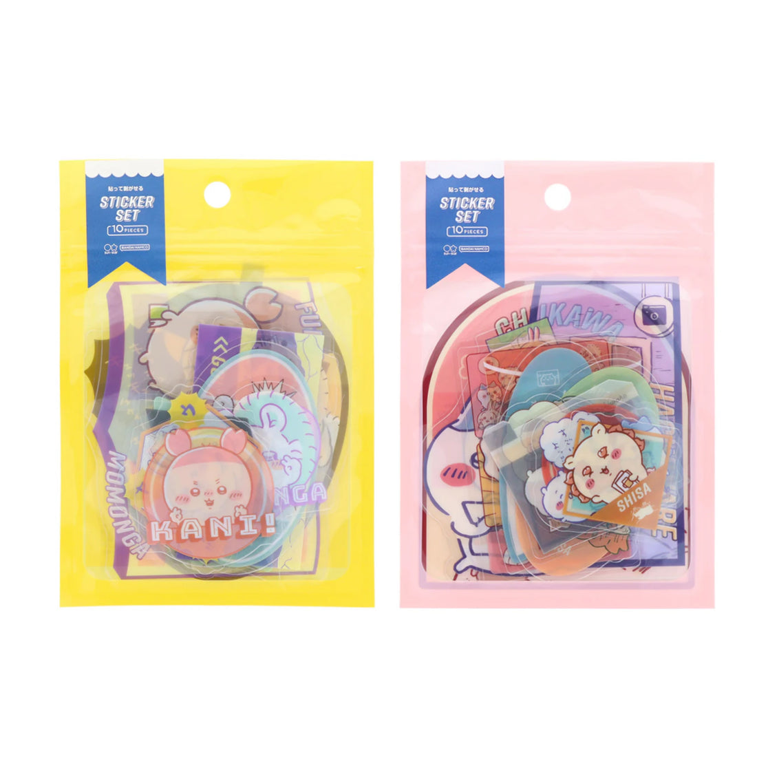 Chiikawa 吉伊卡哇|手账/行李箱贴纸套件|10张/1袋