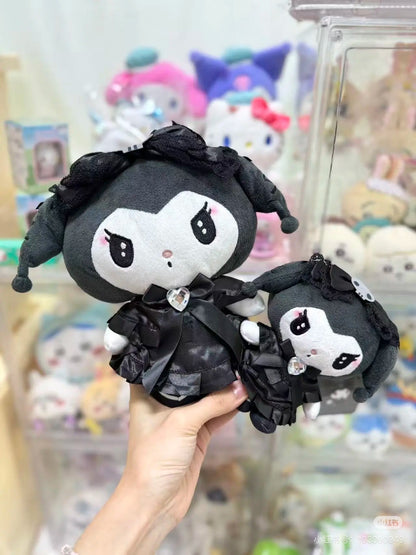 Sanrio｜My Melody &amp; Kuromi Mascot Pouch Keychain｜5.0 x 10.0 x 14.0cm approx.