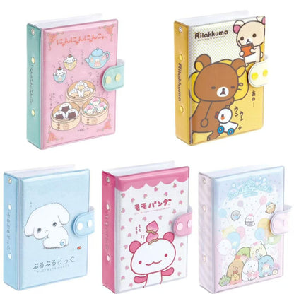 Sanx｜Large Capacity 6-Hole Sticker Binder Organizer｜175×125×40mm approx.