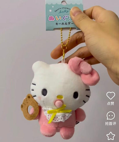 Sanrio｜Babies Mascot Holder /Plush Keychain｜H190×W140×90mm approx.