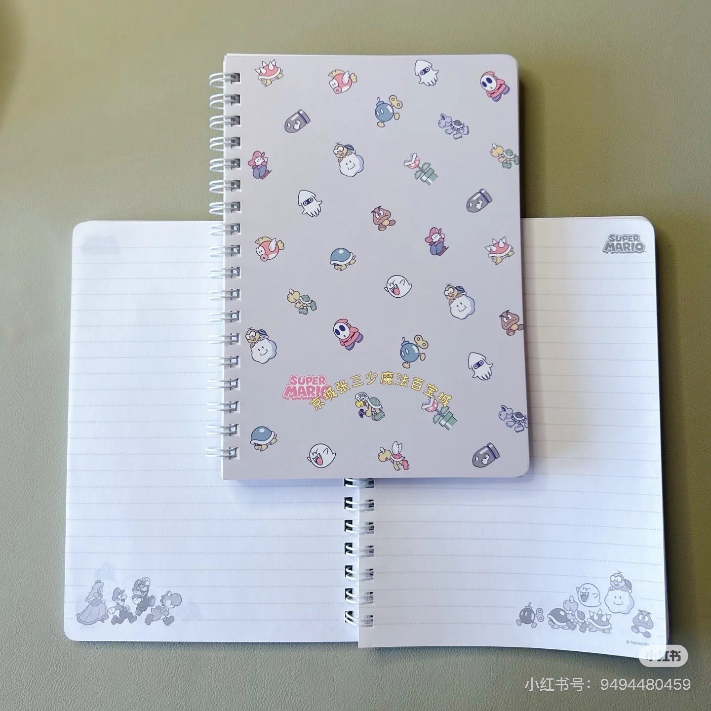 Nintendo｜Super Mario Brothers  B6 Ring Notebook｜60 pieces