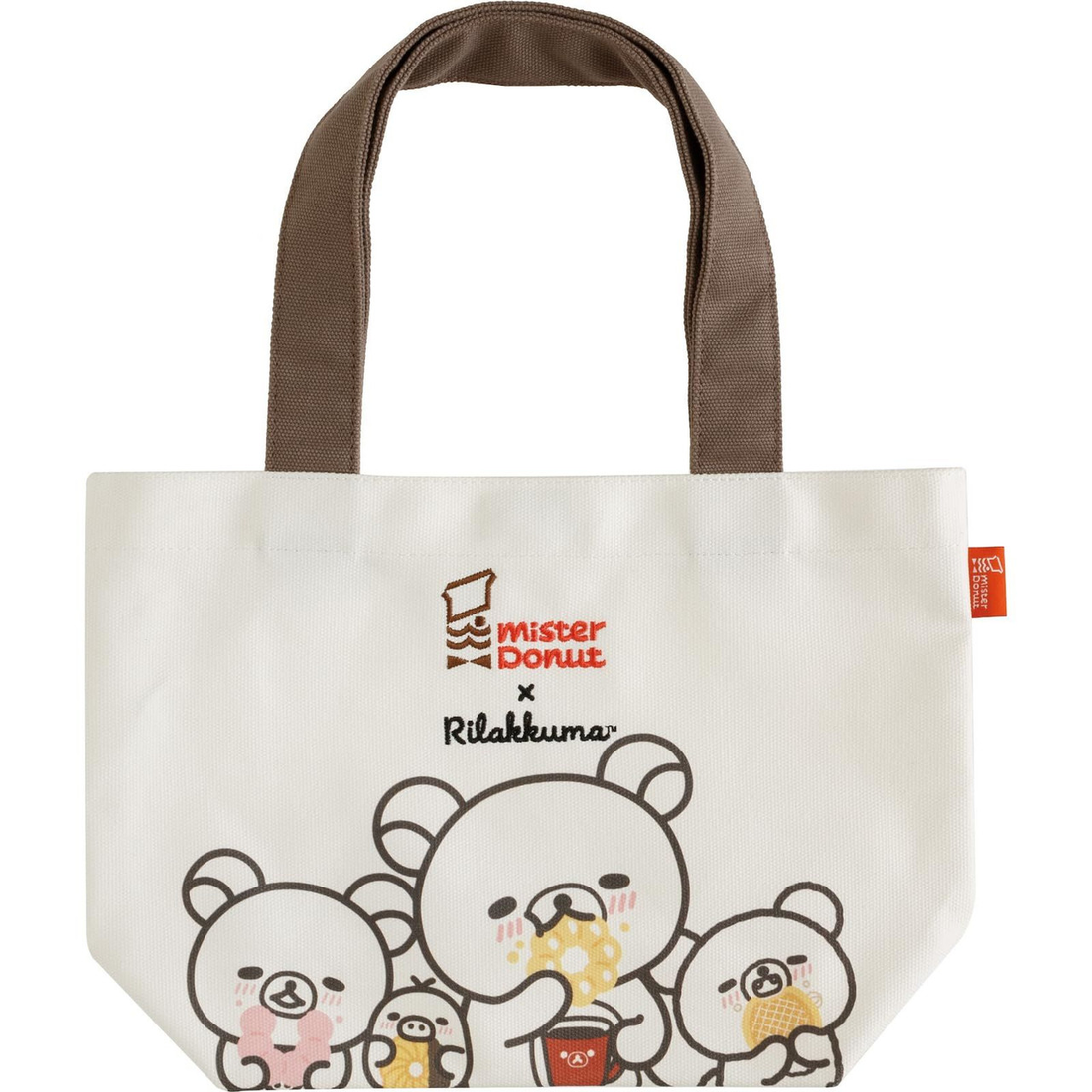 Rilakkuma｜Mister Donut Mini Tote Bag｜2.0 x 34.5 x 23.0cm approx.